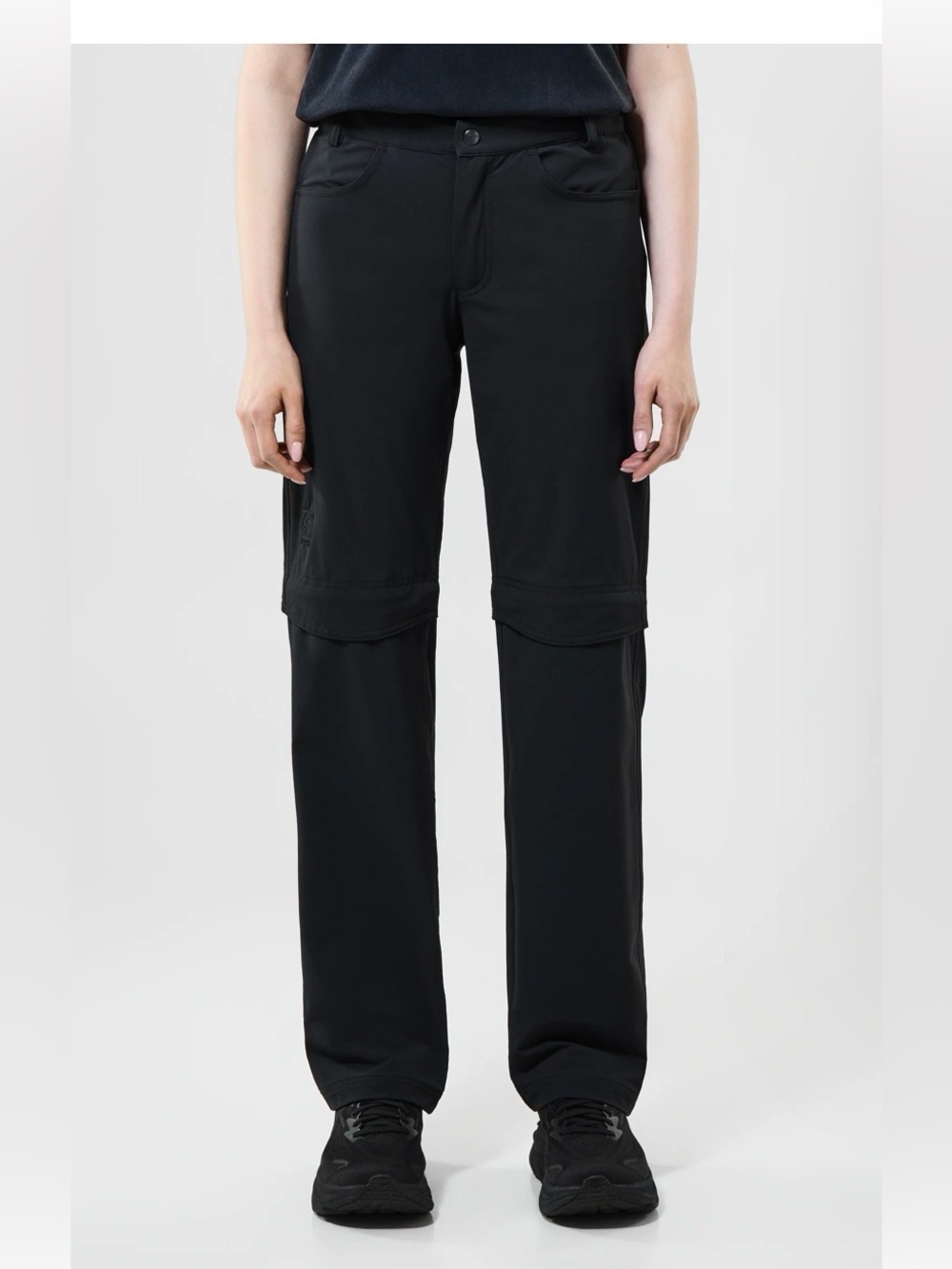 66° North Jadar Trekking Pants Women’s L Black Stretch Hiking Detachable Pants - Picture 1 of 13